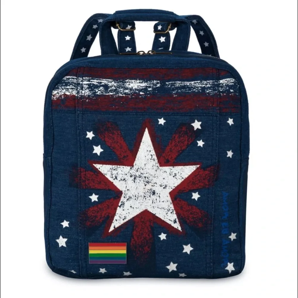 Disney Parks America Chavez Denim Backpack Doctor Strange Multiverse Marvel Bag